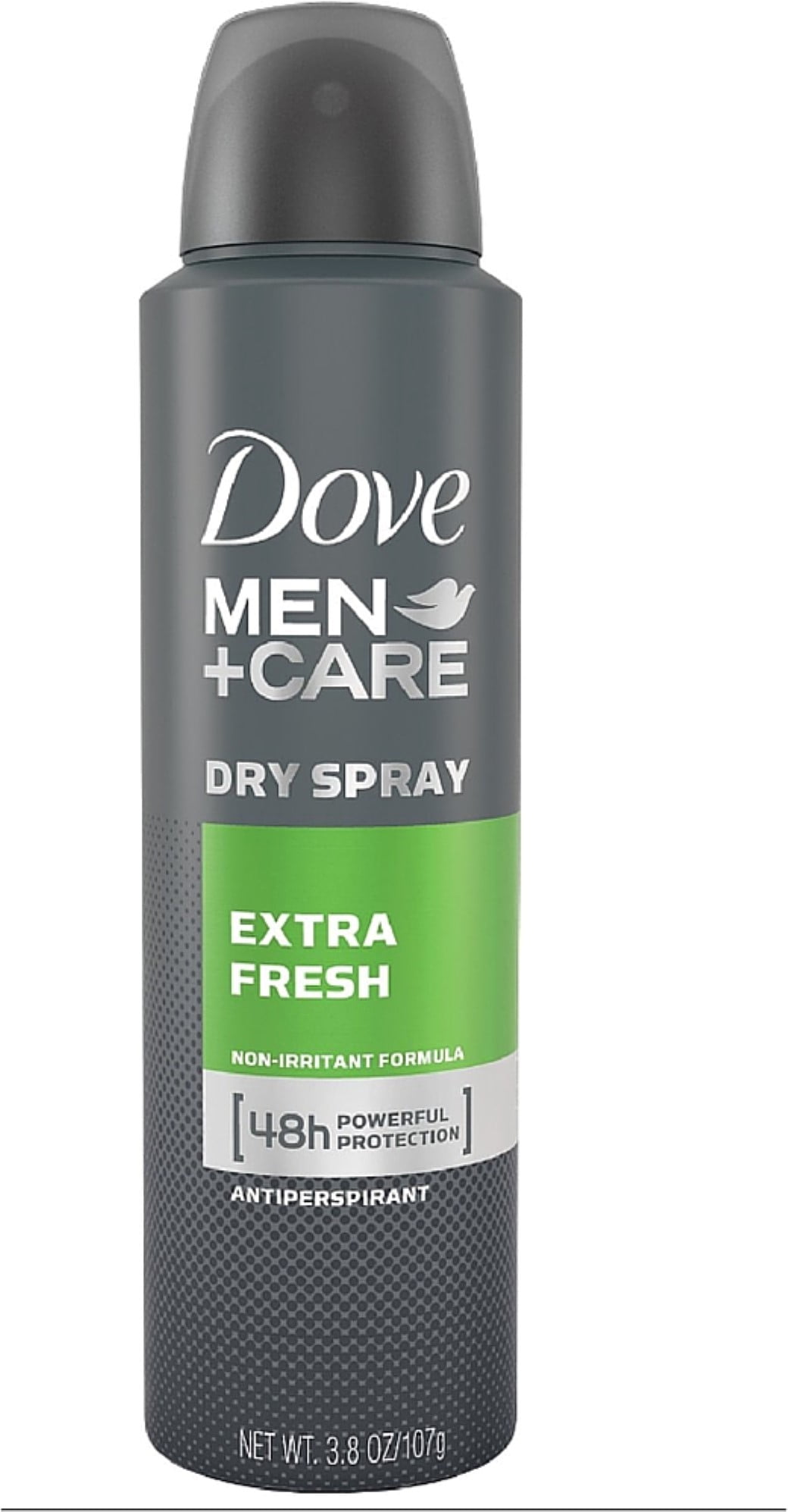 Dove Men + Care Dry Spray Antiperspirant, Extra Fresh 3.8 oz (Pack of 2)