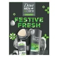 thumbnail image 1 of Dove Men+Care Festive Fresh Holiday Gift Set Body + Fash Wash Deodorant Stick & Shower Tool, 3 Count, 1 of 8