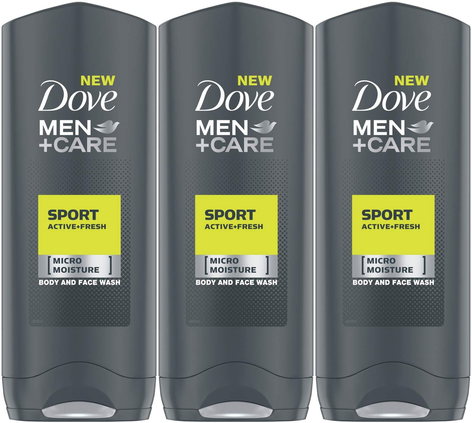 Dove Men+Care Foaming Body Wash 13.5 Oz.(Pack Of 3)