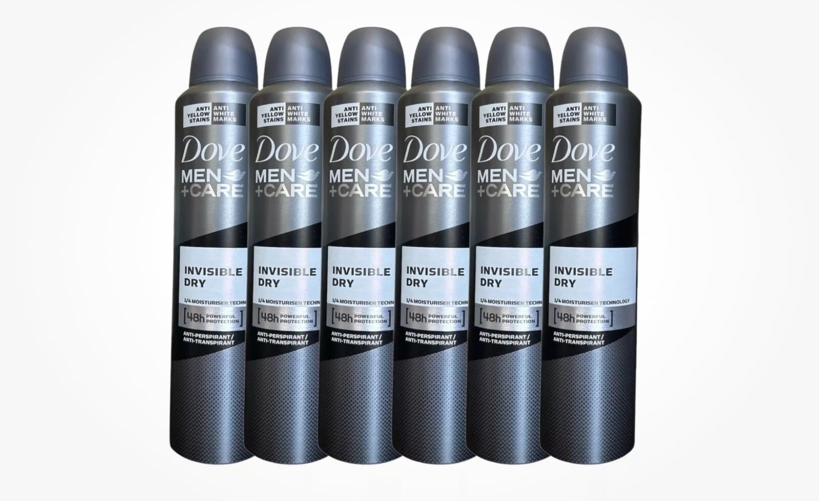 Dove Men+Care Invisible Dry Anti-Perspirant Spray 150 ml (6-Pack).  Quick Delivery