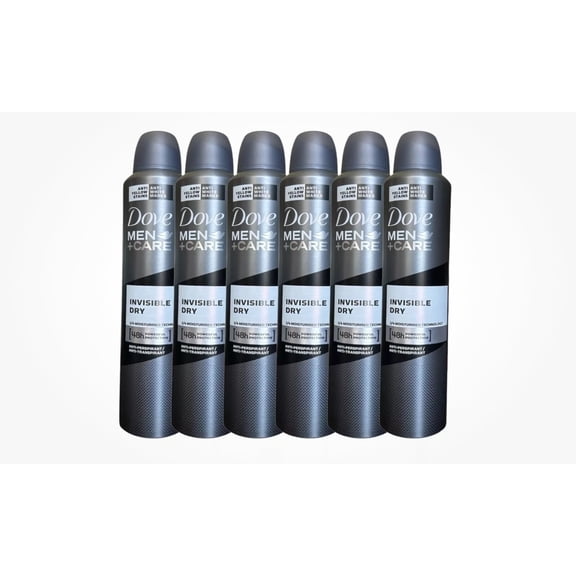 Dove Men+Care Invisible Dry Anti-Perspirant Spray 150 ml (6-Pack).  Quick Delivery