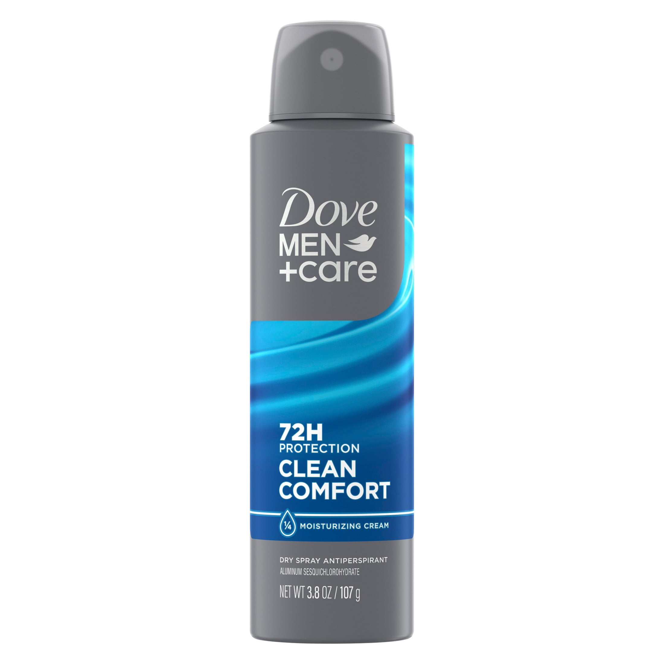 Dove Men+Care Antiperspirant Deodorant Dry Spray For Men 72-hour Sweat And Odor Protection Clean Comfort With Triple Defense Technology ,3.8 oz