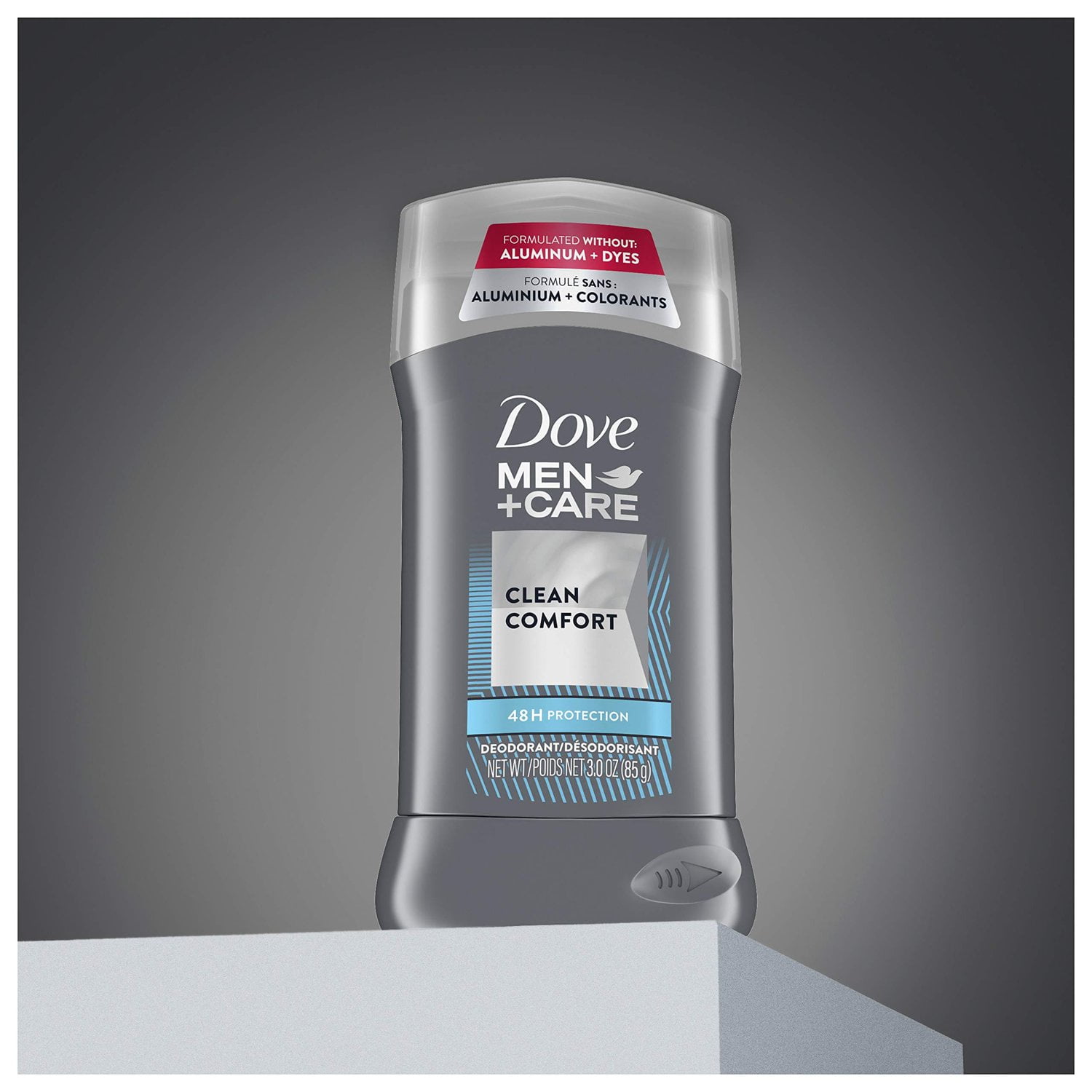 Dove Men+Care Long Lasting Antiperspirant Deodorant Stick, Clean Comfort, 3 oz (4 Pack)