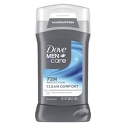 Dove Men+Care Deodorant Stick for Men Clean Comfort Aluminum Free with Moisturizing Cream, 3 oz
