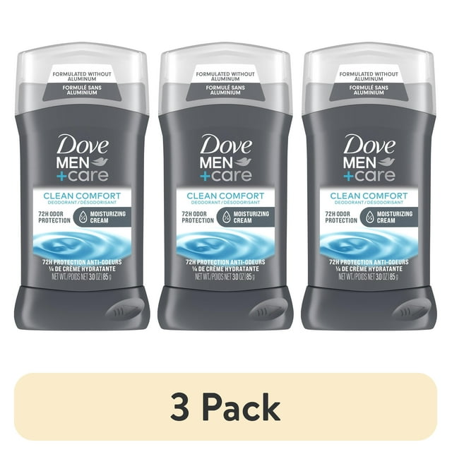 3 Pack Dove Mencare Long Lasting Antiperspirant Deodorant Stick Clean Comfort 3 Oz 0093