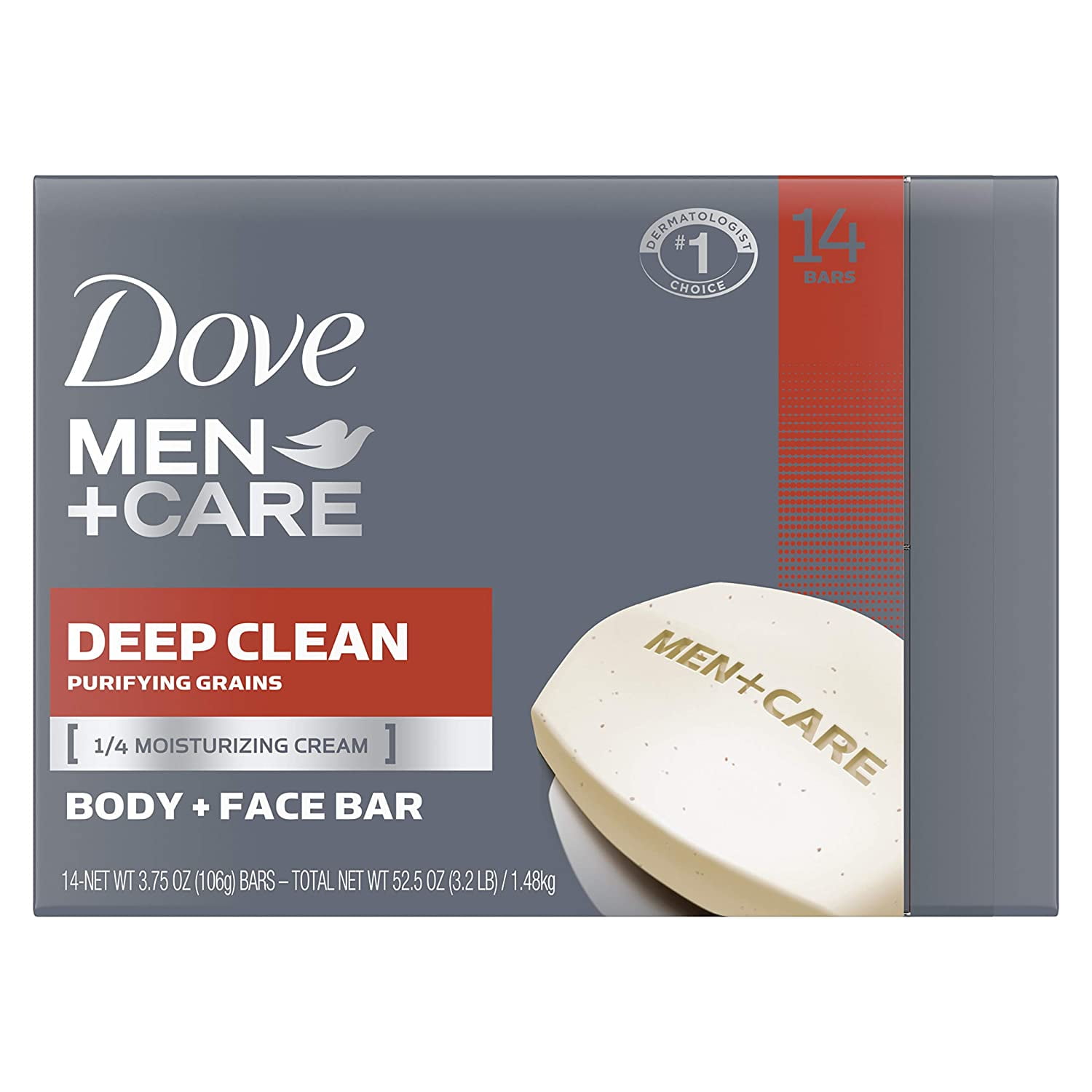 Soap Dove® Men+Care Bar 3.75 oz. Individually Wrapped Extra Fresh Scent -  Suprememed