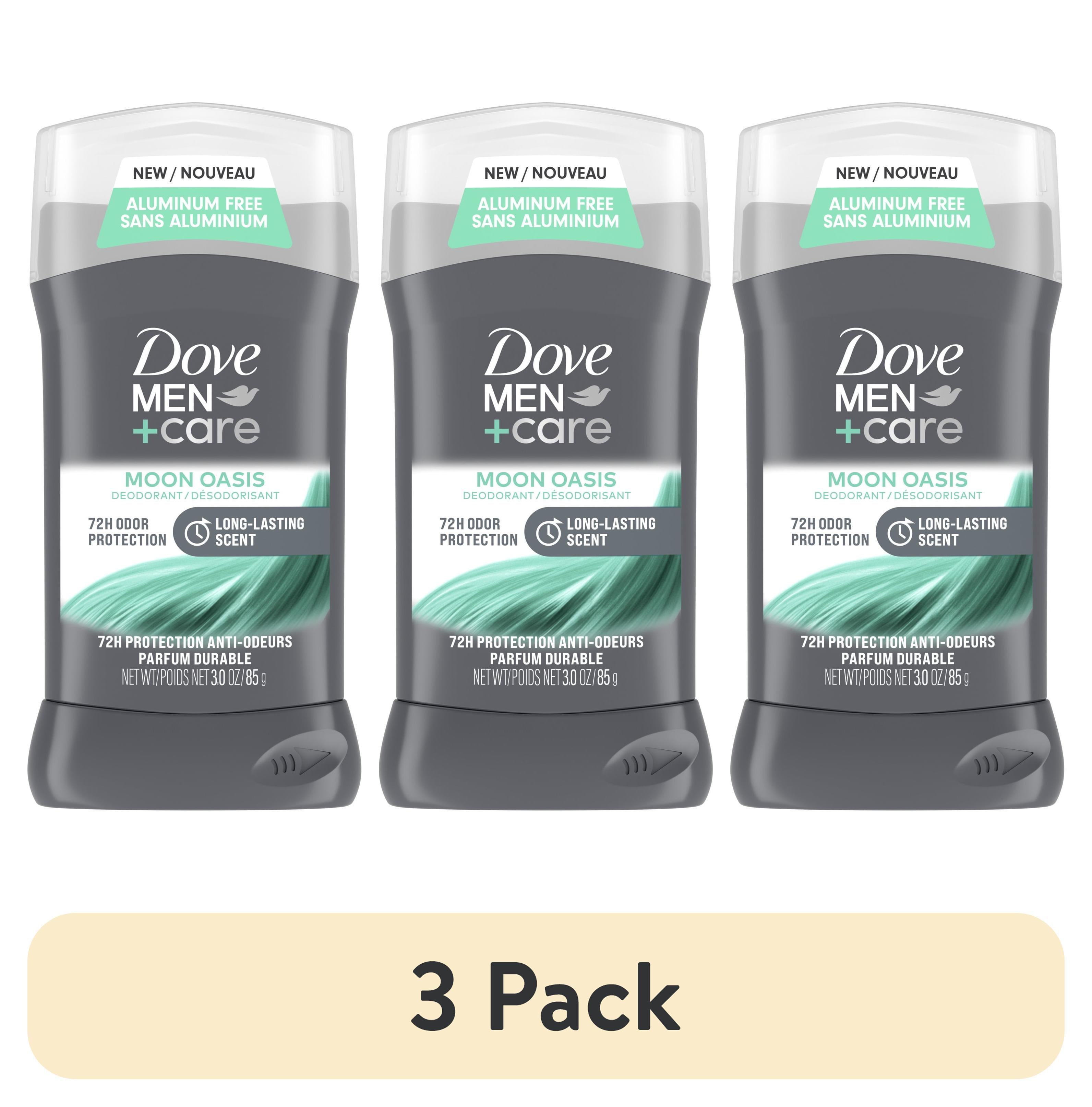 (3 pack) Dove Men+Care Men's Deodorant Stick Moon Oasis Aluminum-Free ...