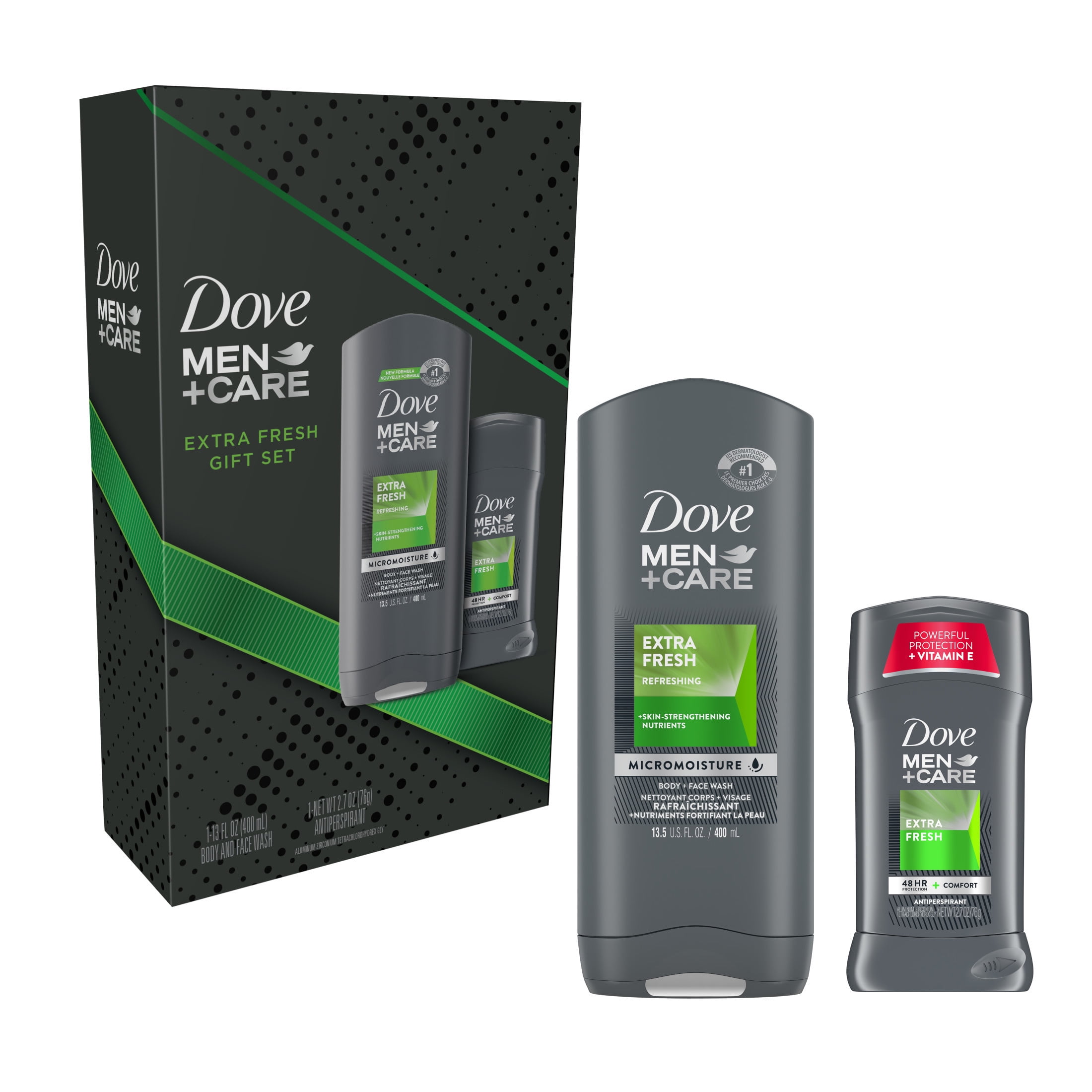 Dove Men+Care Men's Gift Set Extra Fresh, 2 Pack - Walmart.com