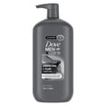 thumbnail image 1 of Dove Men+Care Body And Face Scrub Body Wash For Men Charcoal + Clay With 24-Hour Nourishing Micromoisture Technology, 30 fl oz, 1 of 7