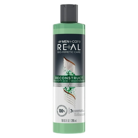 Dove Men+Care Real Bio-Mimetic Care Daily Conditioner with Vegan Keratin All Hair Types, 10 fl oz