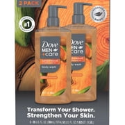 Dove Men+Care Sandalwood Body Wash, 26 Fluid Ounce (Pack of 2)