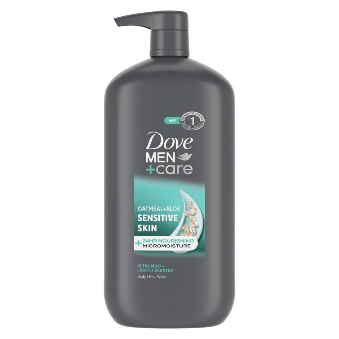 Dove Men+Care Sensitive Skin Body Wash - Oatmeal & Aloe - 30 oz ...
