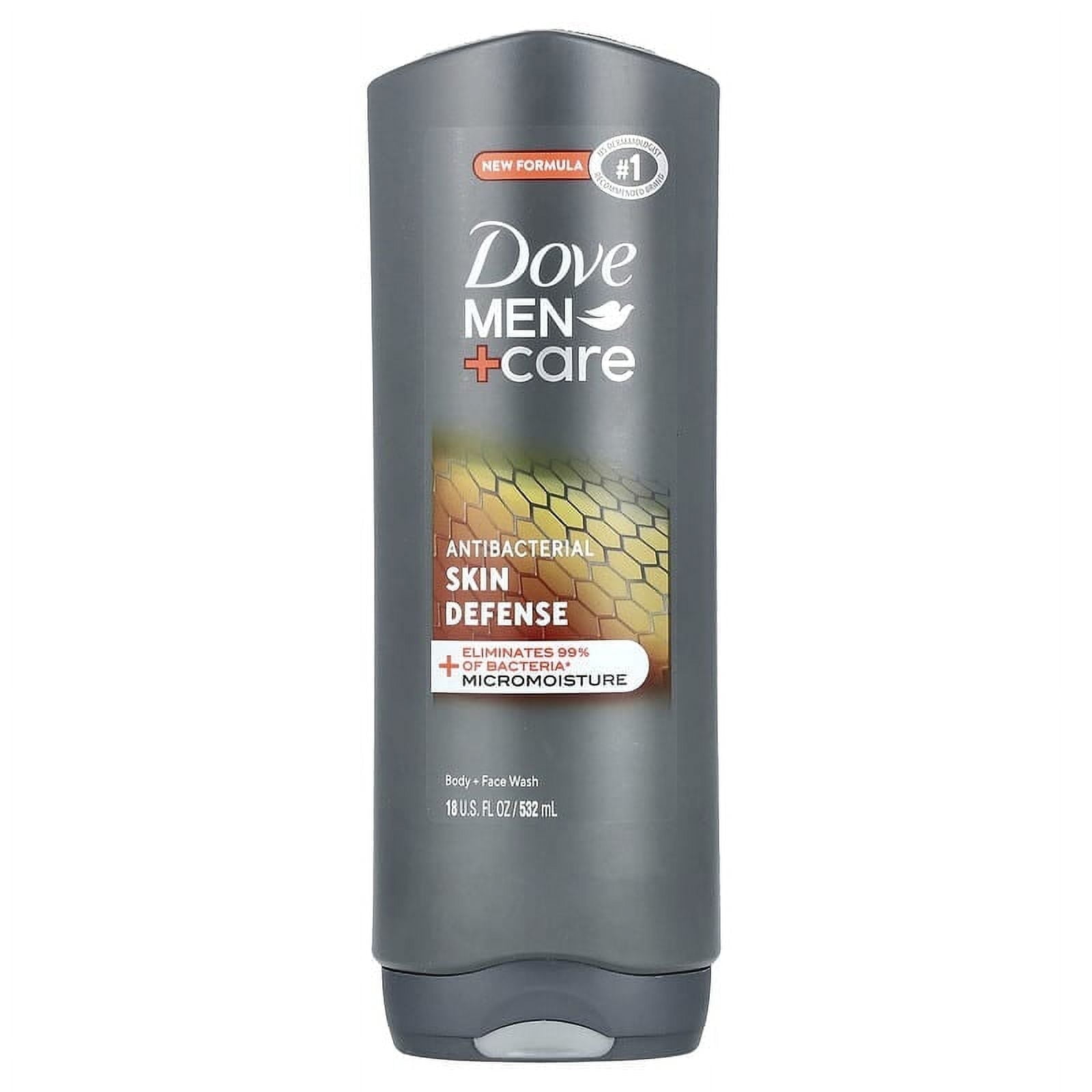 Dove, Men+Care, Skin Defense Hydrating Body Wash, 18 fl oz (532 ml)