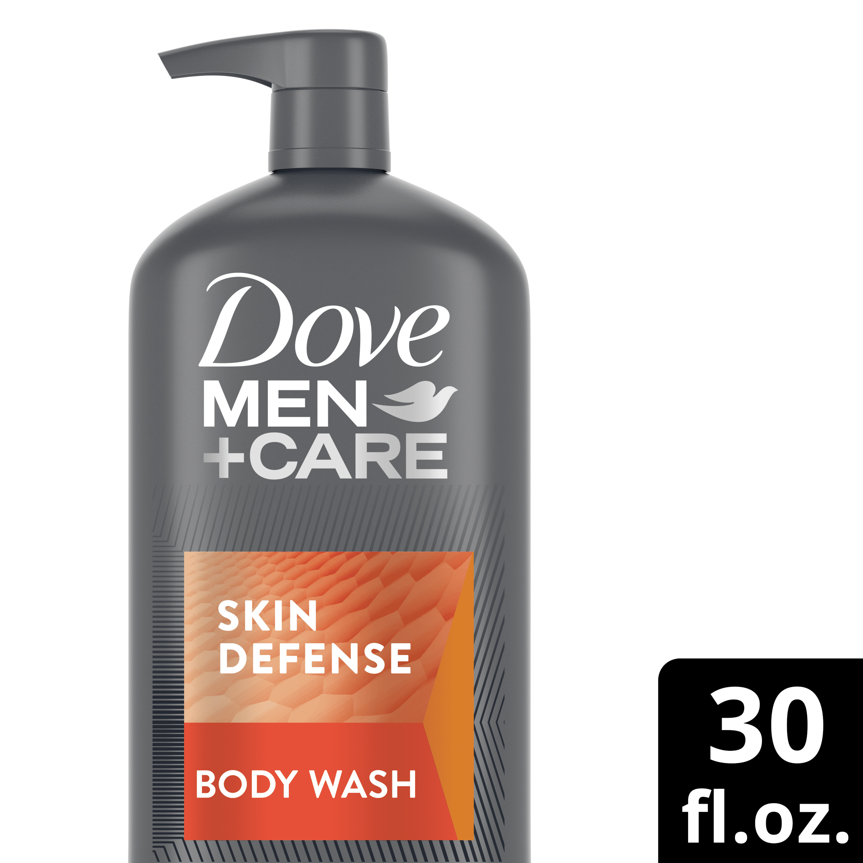 vragen Controverse Levendig Dove Men+Care Skin Defense Liquid Body Wash, 30 oz - Walmart.com