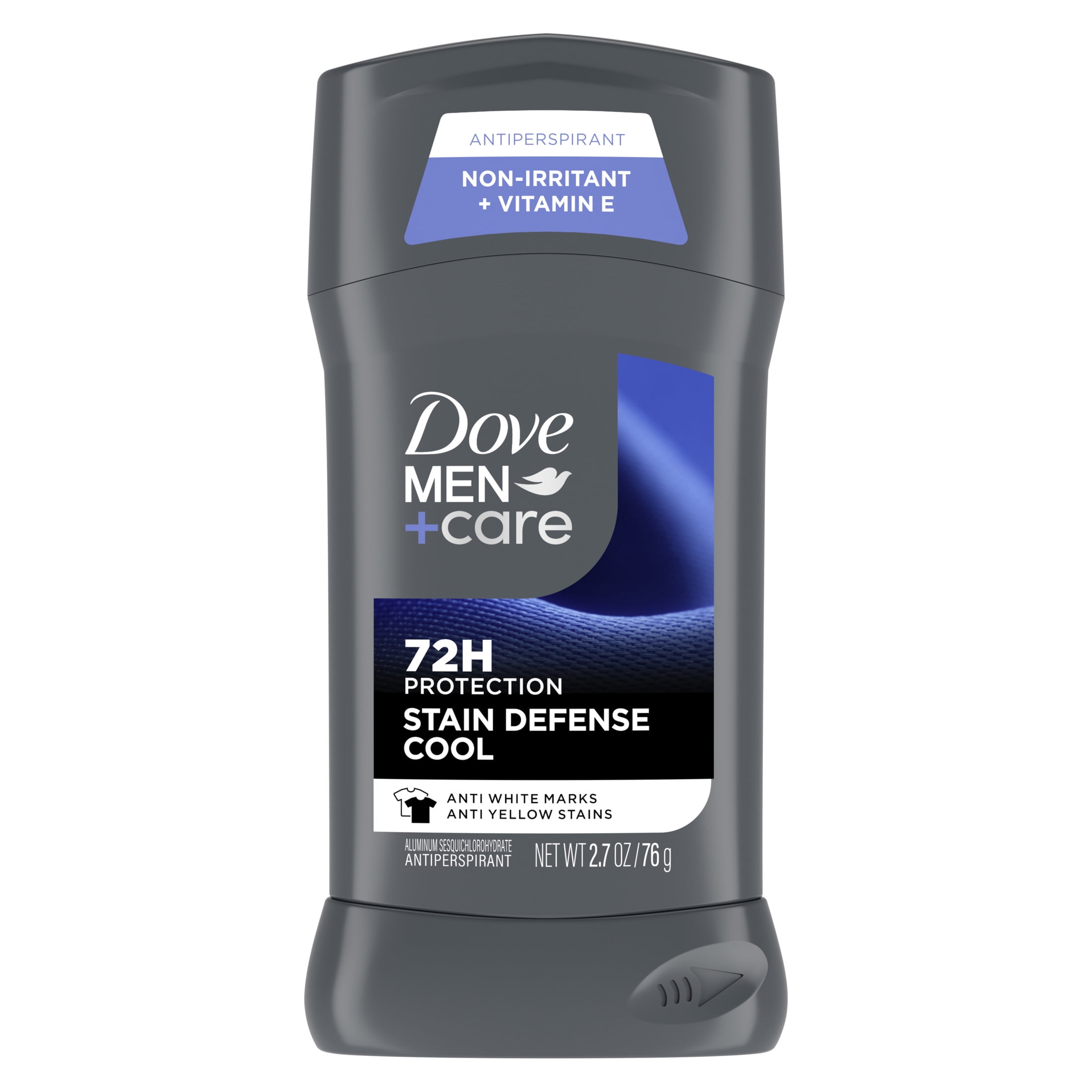 Dove Men+Care Antiperspirant Deodorant Stick for Men Stain Defense Cool, Anti-white Marks, 2.7 oz