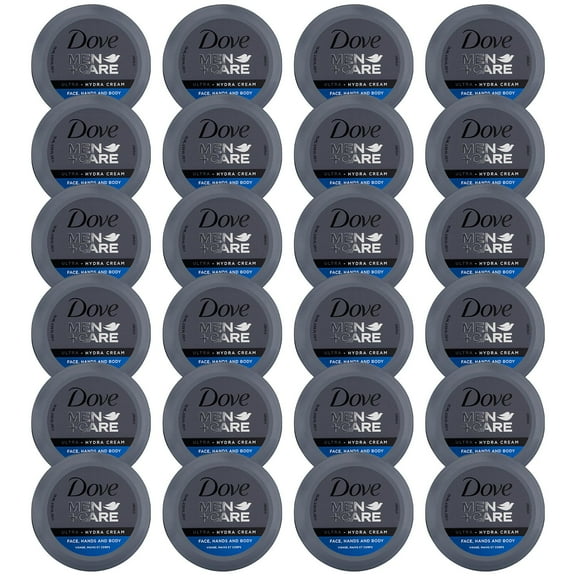 Dove Men+Care Ultra Hydra Cream - Dove Lotion, 3-In-1 Advanced Skin Care for Men, Face Cream, Hand & Body Lotion for Dry Skin, 2.53 Fl Oz (Pack of 48)