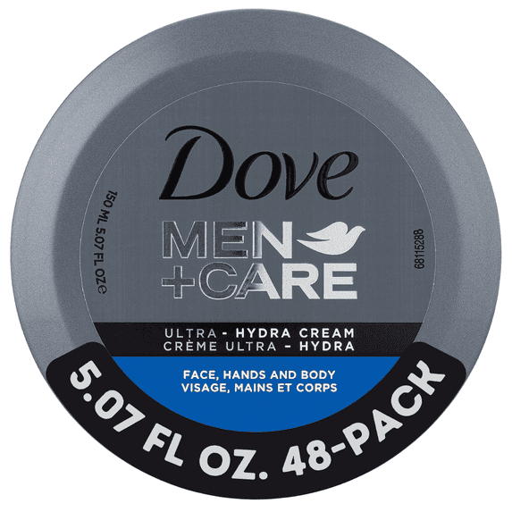 Dove Men+Care Ultra Hydra Cream – Dove Lotion, 3-In-1 Advanced Skin Care for Men, Face Cream, Hand Cream, and Body Lotion for Extremely Dry Skin, All Skin Types, 5.07  FL OZ.