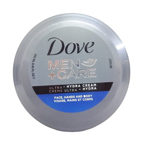 Dove Men + Care Ultra Hydra Cream for Face, Hands & Body, 250ml, 8.45