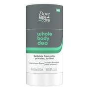 Dove Men +Care Whole Body Deo Stick Men's Deodorant, Bamboo & Aloe 2.6 oz