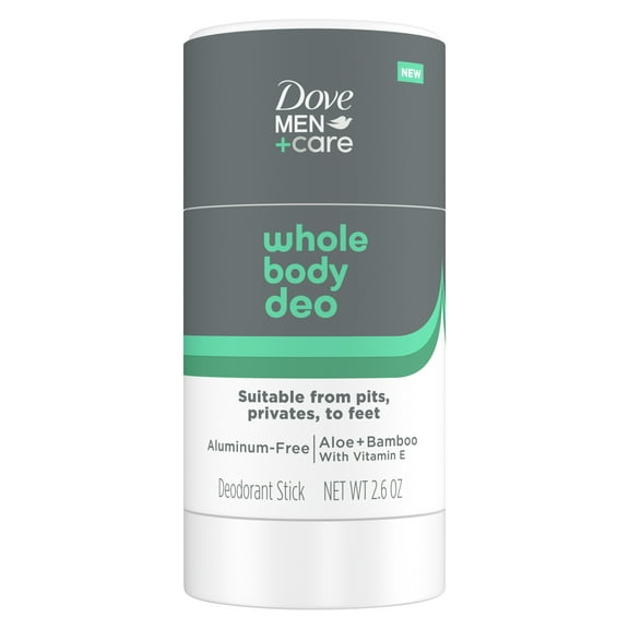 Dove Men +Care Whole Body Deo Stick, Bamboo & Aloe 2.6 oz
