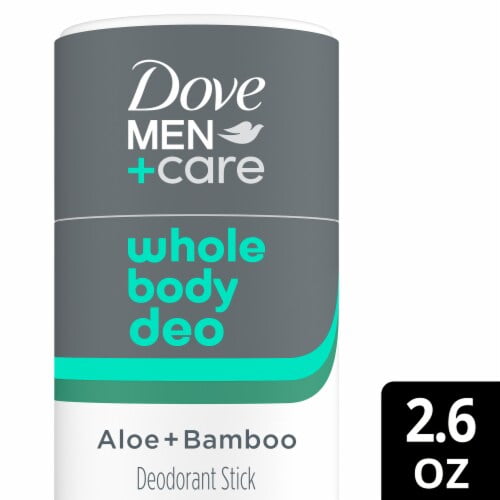 2X - Dove Men+Care Deodorant Stick Aloe & Bamboo Aluminum Free