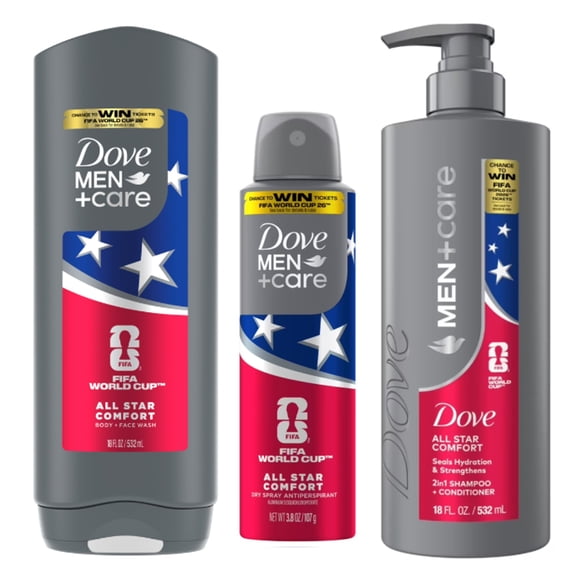 Dove Men FIFA Limited Edition All Star Comfort Collection, 3 Count