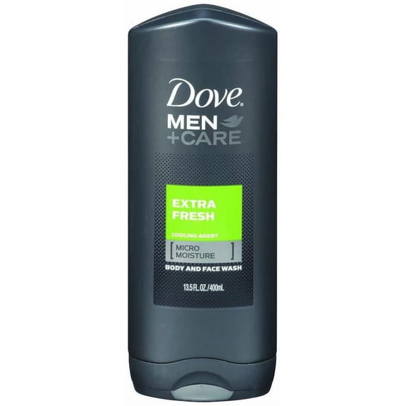 Dove Men Plus Care Body & Face Wash Extra Fresh - 13.5 oz (Pack of 12)