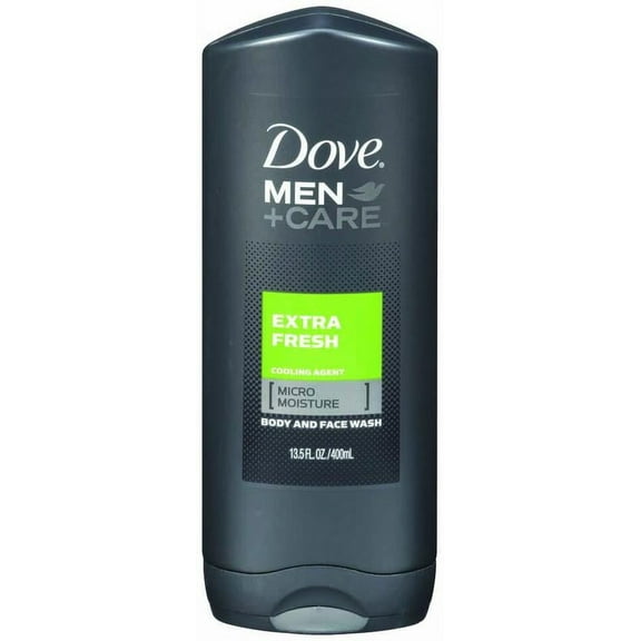 Dove Men Plus Care Body & Face Wash Extra Fresh - 13.5 oz (Pack of 12)