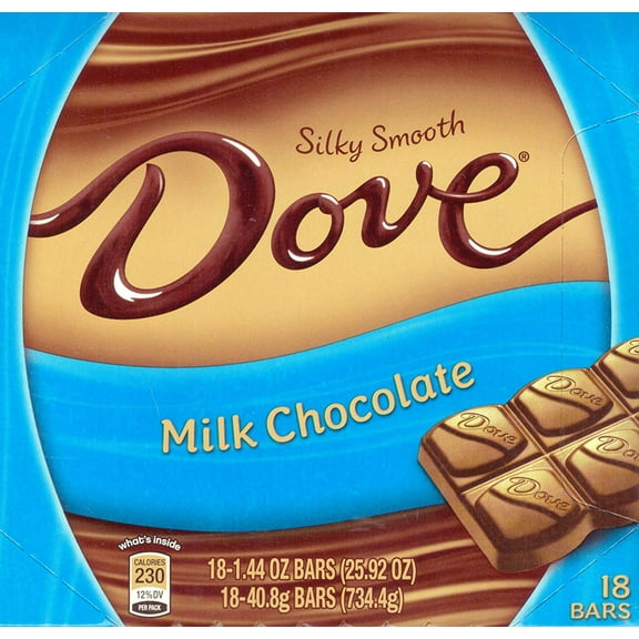 Dove Milk Chocolate Bars - 18 ct.
