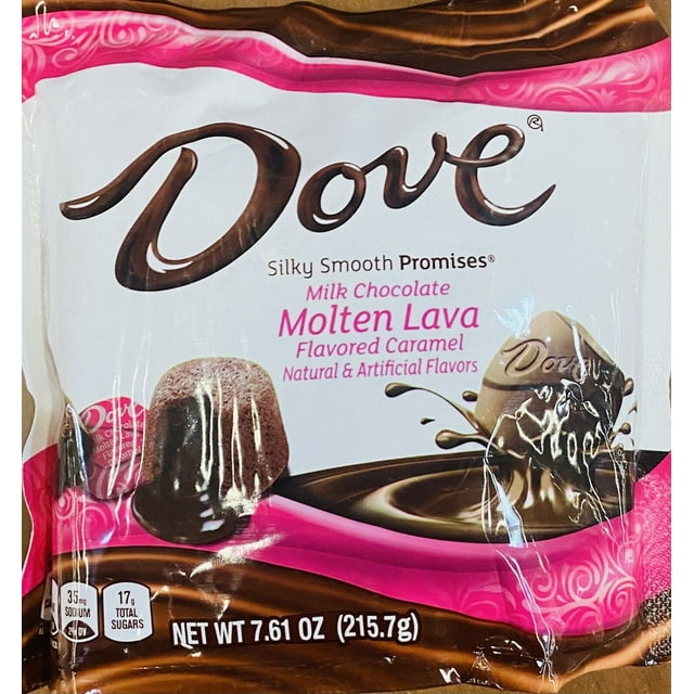 Dove Milk Chocolate MOLTEN LAVA Caramel Silky Smooth Promises Candy Bag ...