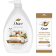 Dove Moisturizing Hand Sanitizer Wipes Shea Butter & Warm Vanilla 20