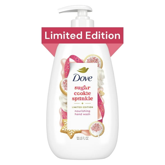 Dove Sugar Cookie Liquid Hand Wash for Deep Nourishment Holiday Treats Limited Edition, 12 fl oz