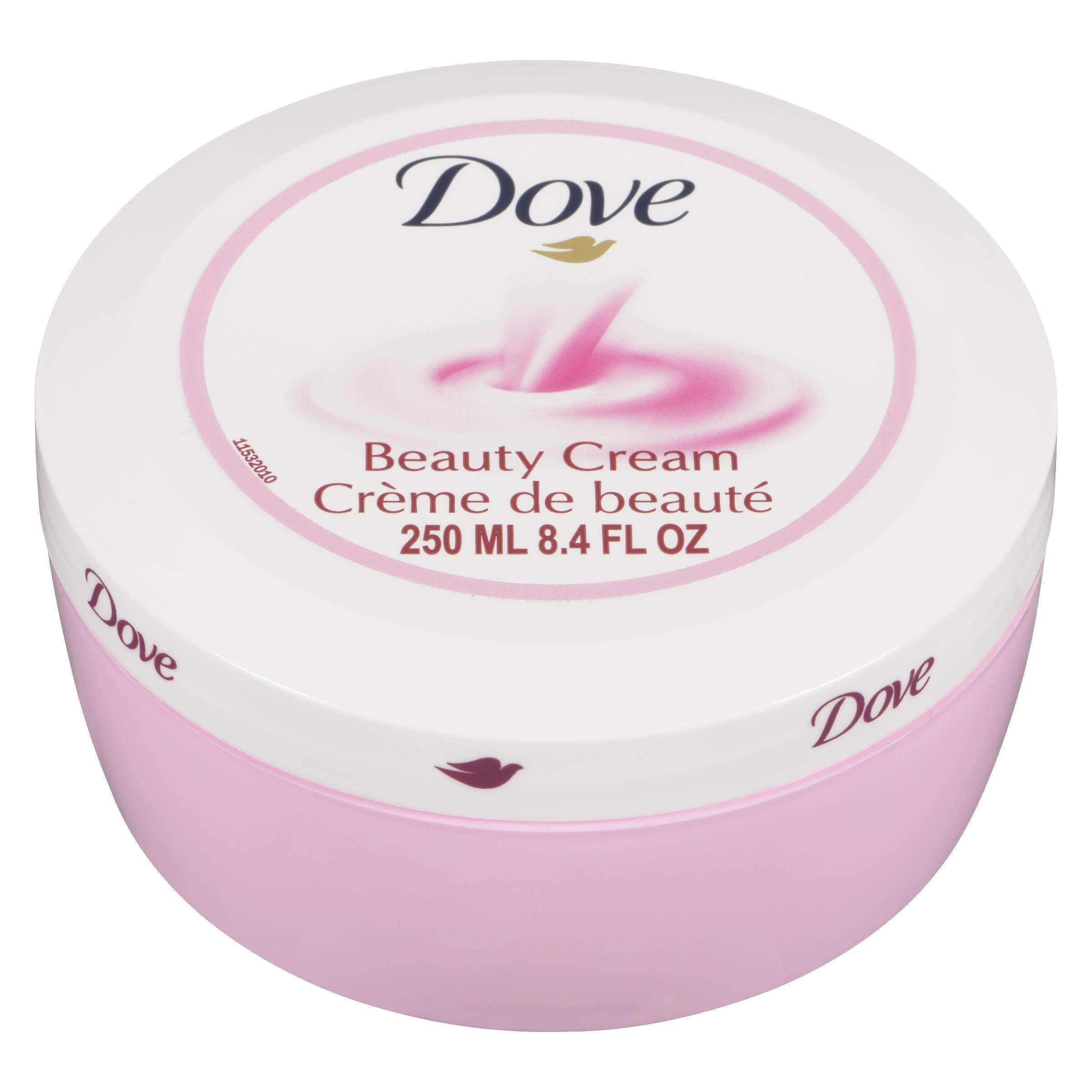 Dove Nourishing Body Care Face, Hand and Body Beauty Cream for Normal to Dry Skin Lotion for Women with 24 Hour Moisturization 8.4 FL OZ