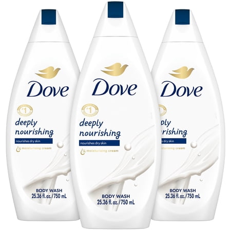 Dove Nourishing Body Wash, Deep Moisture (24 fl. oz., 3 pk.)