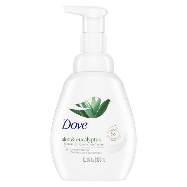 Dove Nourishing Foaming Hand Soap, Aloe and Eucalyptus, 10.1 fl oz