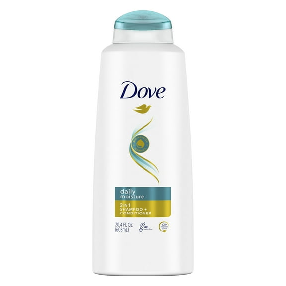 Dove Nutritive Solutions Daily Moisture 2-in-1 Shampoo and Conditioner, 20.4 oz