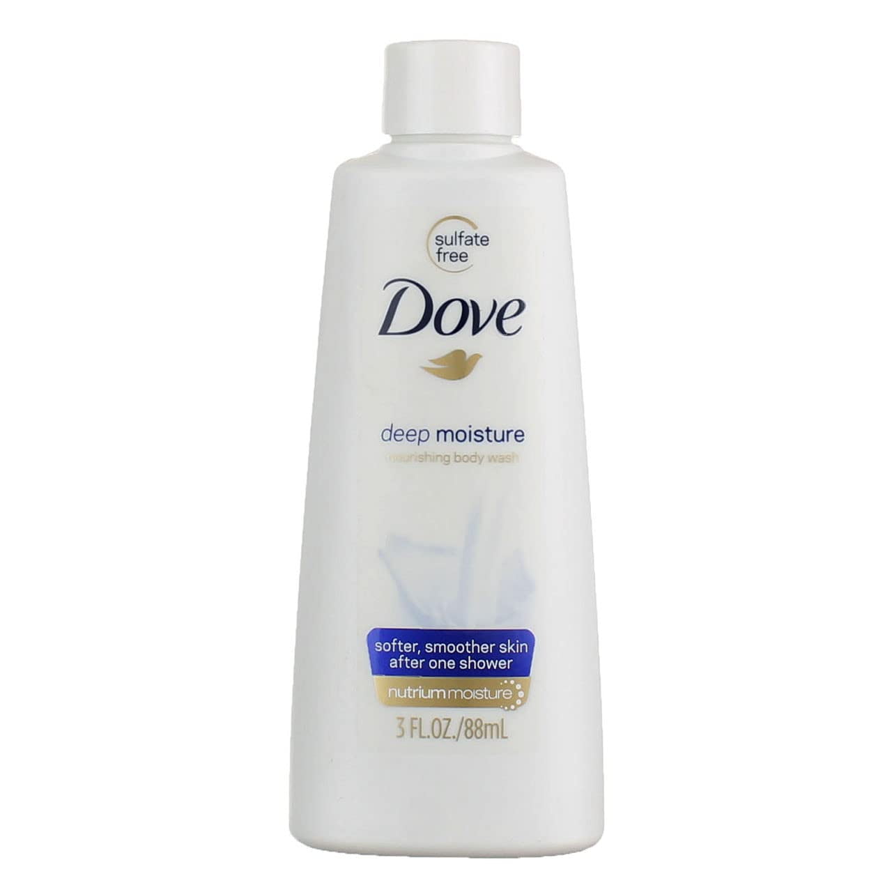 Dove Nutrium Moisture Deep Moisture Body Wash, 3 Ounces (Pack Of 12