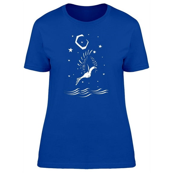 Dove Of Peace On Water T-Shirt Women -Image by Shutterstock, Female Small