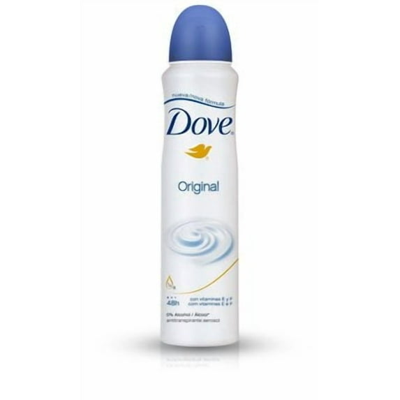 Dove Original Anti-Perspirant Deodorant 48h Spray 150 ml / 5 fl oz (6-Pack)