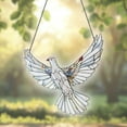 thumbnail image 1 of Dove Ornaments, Dove Acrylic Suncatcher, Dove Decor, Dove Gifts For Women Men, Dove Sun Catcher For Window Hanging, Gift For Dove Lovers, 1 of 6