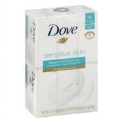 Dove Personal Size Sensitive Skin Beauty Bar, 3.7 Oz, 6 Ea