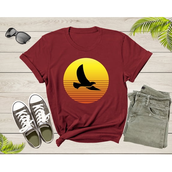Dove Pigeon Bird Silhouette at Sunset Wildlife Nature Animal T-Shirt Dove Lover Gift T Shirt for Men Women Kids Boys Girls Graphic Tshirt