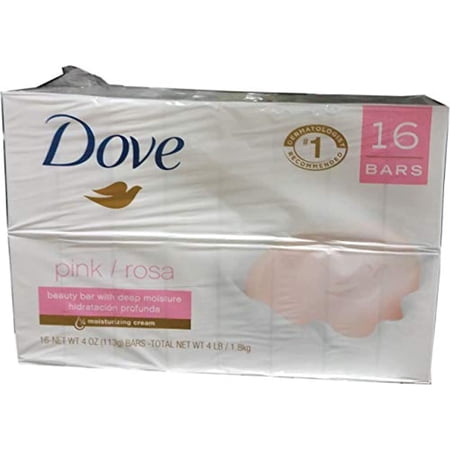 Dove Pink Bar Soap (16/ 4 Oz Net Wt 64 Oz),, ()