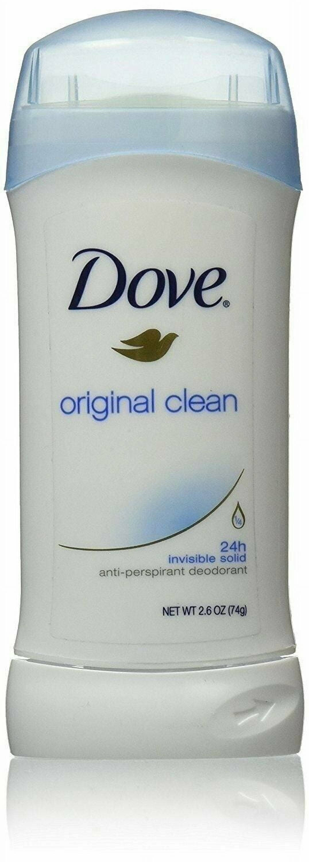 Dove Powder Invisible Solid Antiperspirant Deodorant 2.6 oz, Pack of 12