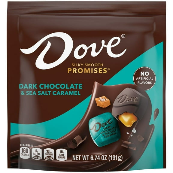 Dove Promises Candy Sea Salt And Caramel Dark Chocolate 6.74 oz