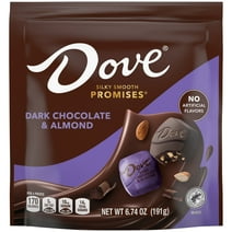Dove Promises Dark Chocolate & Almond Candy - 6.74 oz Bag