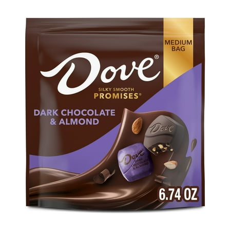 Dove Promises Dark Chocolate & Almond Candy - 6.74 oz Bag