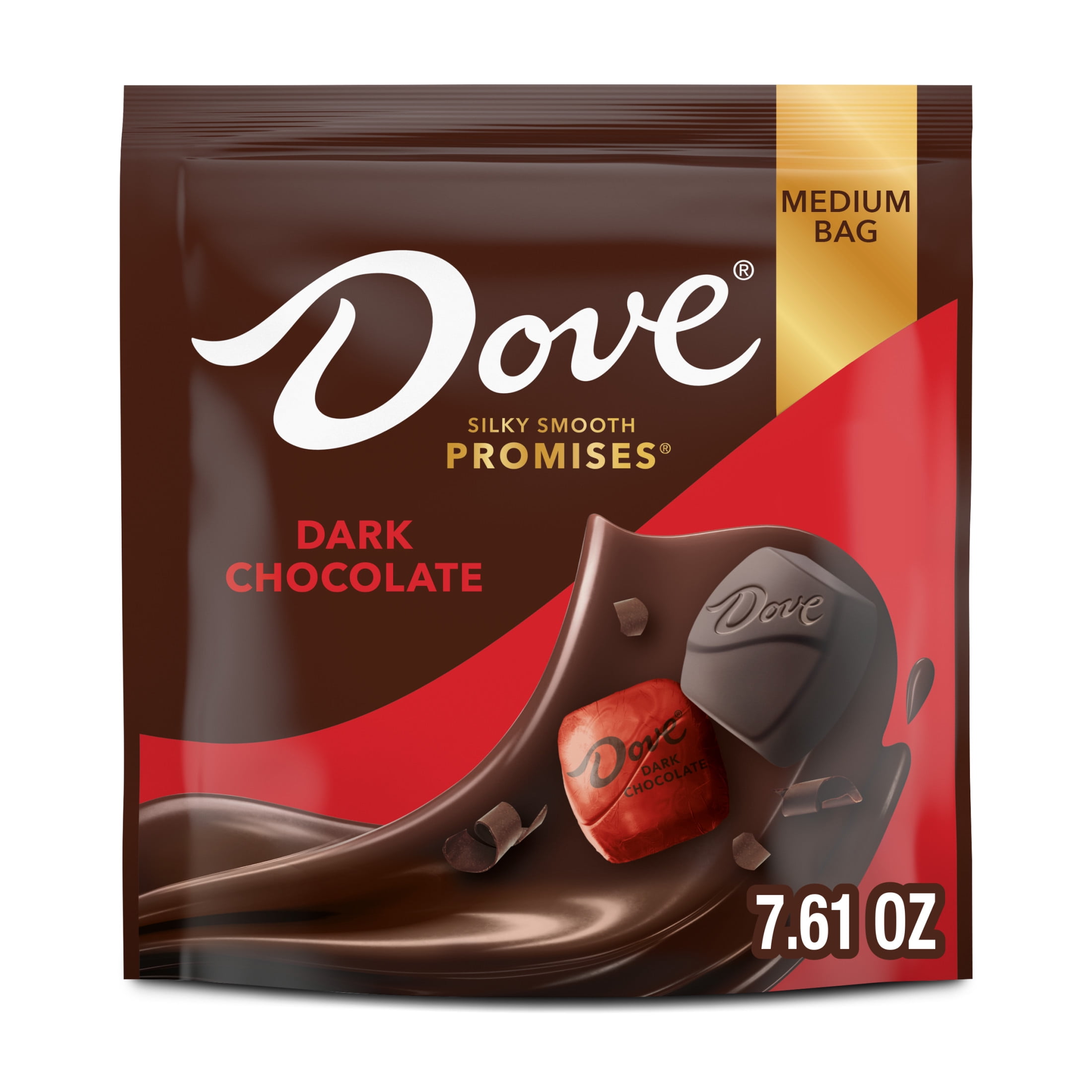 Walmart Saving of  Dove Promises Individually Wrapped Premium Dark Chocolate Candy - 7.61 oz Bag