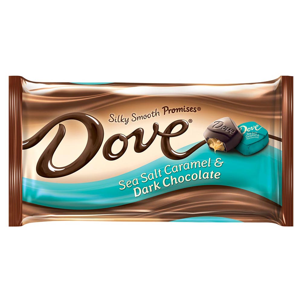 Dove Promises, Dark Chocolate Sea Salt Caramel, 7.94 Ounce - image 1 of 8