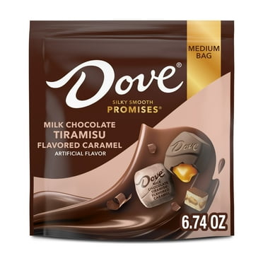 Dove Promises Milk Chocolate Tiramisu Caramel Candy - 6.74 oz Bag